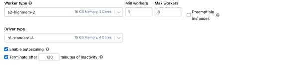 Databricks cluster autoscaler view