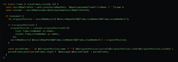 code snippet 13